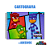 Caderno de Desenho Pj Masks Com Adesivos Quadrinhos 60 Folhas Quadrinhos - Imagem 1