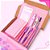 Kit Papelaria Rosa Caderneta Moleskine Bloquinho - Imagem 2