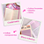 Kit Papelaria Rosa Caderneta Moleskine Bloquinho - Imagem 3