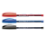 Conjunto 3 Canetas Faber-Castell Azul Preto Vermelho 1.0 mm - Imagem 2