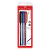 Conjunto 3 Canetas Faber-Castell Azul Preto Vermelho 1.0 mm - Imagem 1
