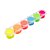 Tinta Guache Neon Cores Vivas 6 Potes 90ML - Imagem 4
