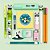 Mini Kit Papelaria Panda - Imagem 1
