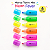 Marca Texto Mini Fever Neon 6 Cores - Imagem 1