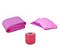 Kit Bandagem Phantom Protetor Clip Cord e Protetor de Maquina Rosa - Imagem 1