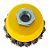 Escova de Aço Trançado Eixo M14 2,5" 64 mm Fertak - Imagem 3