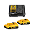 KIT 2 BATERIAS 2Ah 20V MAX C/ CARREGADOR - DCB203C2 DEWALT - Imagem 1