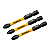 Kit 3 Bits Phillips PH2 x 50mm Flextorq DWAF2PH2IR3 Dewalt - Imagem 2