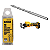 FRESA RECORTE DRYWALL E GESSO 1/8" X 60MM C/ 10 PÇS DCE555B - Imagem 4