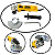 ESMERILHADEIRA 4.1/2" 800W 220V DWE4020 DEWALT - SALDÃO - Imagem 6