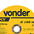 Disco de Corte Inox / Metal 7" 180,0X1,6X22,23 Vonder - Imagem 2