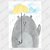 Pôster Urso Chuva - Imagem 1