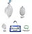 Ambú Reanimador (Ressucitador) Pulmonar em Silicone com Manual Reservatório /Neonatal - Advantive - Imagem 2