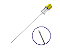 Agulha para Anestesia Espinhal  27g x 3,5 (0,4 x 90mm) Ponta de Lápis /Unidade - Procare - Imagem 1