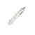 Seringa de Vidro 10ml Bico de Metal Luer Slip - Arti Glass - Imagem 1