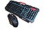 Teclado e Mouse Gamer com base metálica e iluminação de Led Xtrad. - Imagem 1