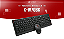 Kit Teclado e Mouse Sem Fio C3Tech K-W70BK Preto. - Imagem 2