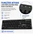 Teclado Multilaser Multi com Fio TF100. - Imagem 3