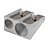 APONTADOR BIC - DUPLO METAL (2 FUROS) - Imagem 1
