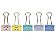 BINDER CLIPS 19MM EMOJI CIS UNID - Imagem 1