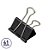 BINDER CLIPS 41MM PRETO CIS/BRW UNID - Imagem 1