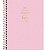 CADERNO TILIBRA COLEG HAPPY ROSA 1M CD 80FLS - Imagem 1