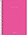 CADERNO TILIBRA A5 ESPIRAL NEON ROSA 80FLS - Imagem 1