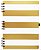 CADERNO ESPIRAL CAPA DURA GOLD&KRAFT 177 4308-7 BR - Imagem 1