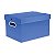 CAIXA ORGANIZADORA POLYCART M 36X26,5X23 - AZUL - Imagem 1