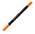 MARCADOR ARTISTICO BISMARK DUALTIP BRUSH #025 LARANJA - Imagem 1