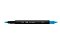 CANETA CIS DUAL BRUSH AQUARELAVEL - 06 AZUL CLARO - Imagem 1