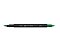 CANETA CIS DUAL BRUSH AQUARELAVEL - 09 VERDE - Imagem 1