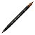 CANETA CIS DUAL BRUSH AQUARELAVEL - 12 MARROM - Imagem 1