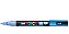 CANETA POSCA GLITER PC-3ML 1.3MM - AZUL CLARO - Imagem 1