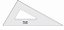 ESQUADRO TRIDENT 60° 16CM ACRILICO - SEM GRADUACAO 2616 - Imagem 1