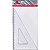 ESQUADRO ACRIMET 60° 26CM ACRILICO 5410 - Imagem 1