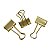 ESTOJO BINDER CLIPS C/12 DOURADO - TILIBRA - Imagem 1