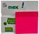 NOTA ADESIVA 76X76 50FLS TRANSP MAXPRINT - ROSA - Imagem 1