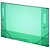 PASTA ACP PLAST TRANSP A5 20MM - VERDE - Imagem 1