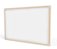 QUADRO BRANCO 90X60- MOLDURA MADEIRA - Imagem 1