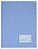 PASTA CATÁLOGO A4 C/ 20 ENVELOPES E VISOR - AZUL PASTEL - Imagem 1