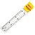 REGUA ACRILICA WALEU 15CM CRISTAL NEW LINE - Imagem 1