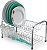 ESCORREDOR BERCO CROMADO C/PORTA CP 46X38X14 CM - P/ 13 PRATOS - Imagem 1