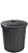 CESTO FECHADO 30 LTS PRETO - Imagem 1