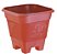 VASO QUADR TERRA COTA 12,5 LTS - Imagem 1