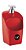 DISPENSER PREMIUM 500ML VERMELHO BICO METAL - Imagem 1