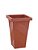 VASO QUADR COLUNA CERAMICO 13 LTS - 26X38X26 CMS - Imagem 1