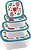 CJ ORGANIZ QUAD 4 PCS 230/390/690/1200 ML GARDEM - Imagem 1