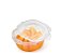 POTE REDONDO C/ TRAVAS 450 ML - 13,5X12,5X6 CM - Imagem 1