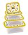 CJ ORGANIZ RET 4 PCS 220/420/750/1270 ML FLORAL - Imagem 1